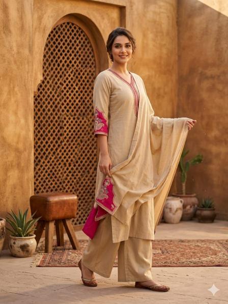 Krunique 3pcs single kurtis at wholesale price